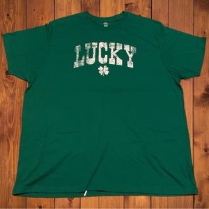 Saint Patrick’s Day Ireland Irish Pride Shirt Four Leaf Clover Lucky AF